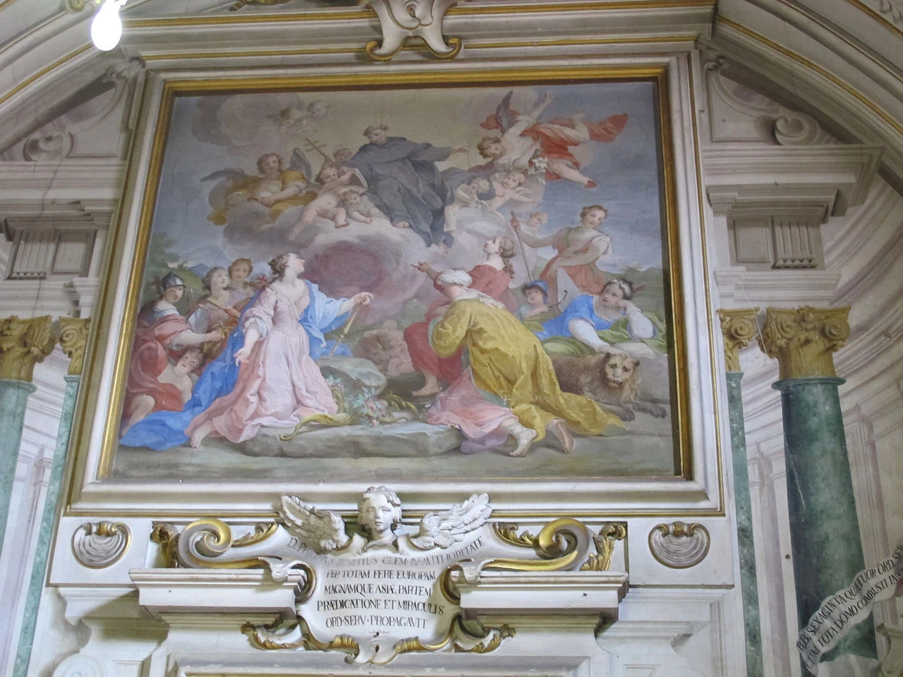 Capitolo della ss. annunziata, affreschi di Matteo Bonechi e di Antonio Puglieschi